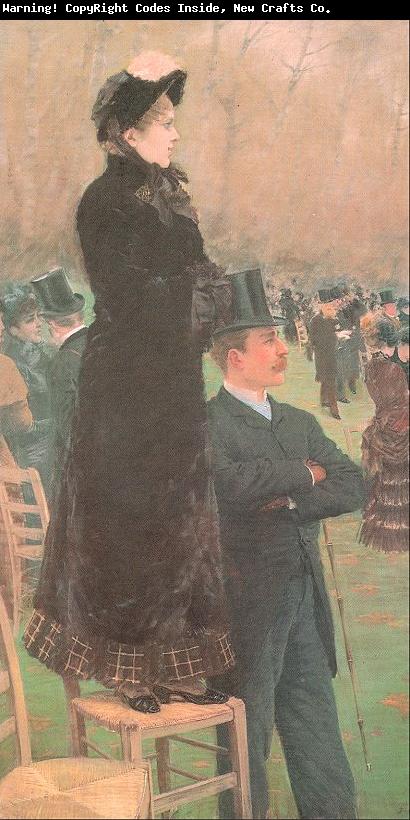 Nittis, Giuseppe de Horse Races in the Bois de Boulogne